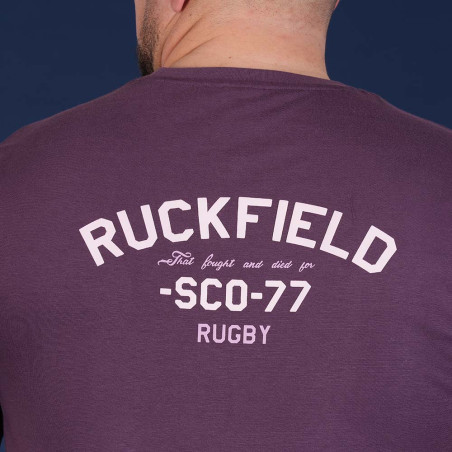 T-SHIRT MANCHES COURTES RUCKFIELD VIOLET