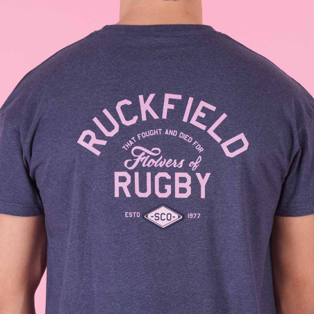 T-SHIRT MANCHES COURTES RUCKFIELD Bleu chiné