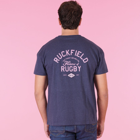 T-SHIRT MANCHES COURTES RUCKFIELD Bleu chiné