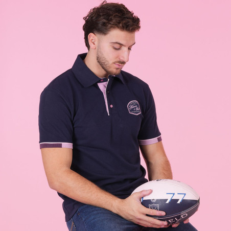POLO MANCHES COURTES RUCKFIELD BLEU MARINE