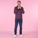 POLO MANCHES LONGUES RUCKFIELD VIOLET