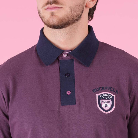 POLO MANCHES LONGUES RUCKFIELD VIOLET