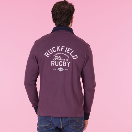 POLO MANCHES LONGUES RUCKFIELD VIOLET
