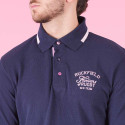 POLO MANCHES LONGUES RUCKFIELD BLEU MARINE