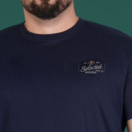 T-SHIRT MANCHES COURTES RUCKFIELD BLEU MARINE