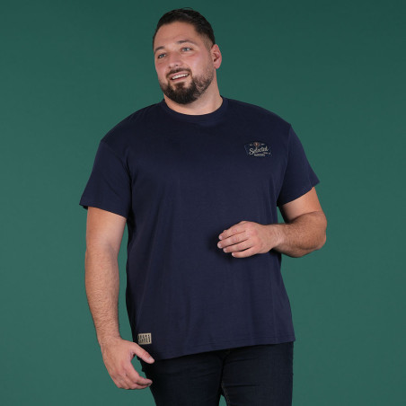 T-SHIRT MANCHES COURTES RUCKFIELD BLEU MARINE