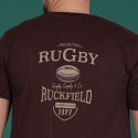 T-SHIRT MANCHES COURTES RUCKFIELD BORDEAUX