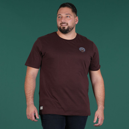 T-SHIRT MANCHES COURTES RUCKFIELD BORDEAUX