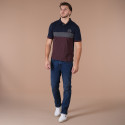 POLO MANCHES COURTES RUCKFIELD BLEU MARINE