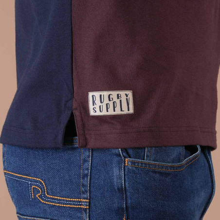 POLO MANCHES COURTES RUCKFIELD BLEU MARINE