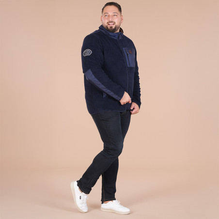 POLAIRE BI MATIERE RUCKFIELD BLEU MARINE