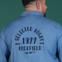 CHEMISE MANCHES LONGUES RUCKFIELD BLEU