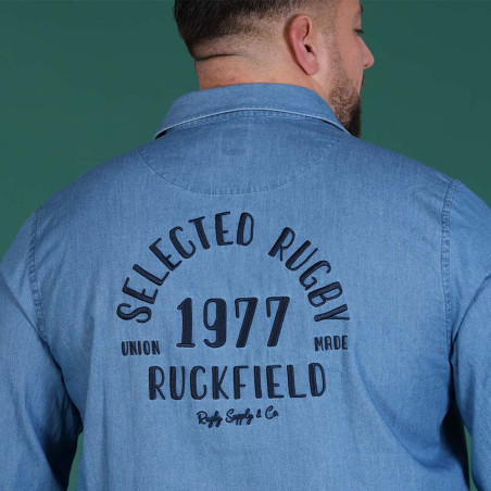 CHEMISE MANCHES LONGUES RUCKFIELD BLEU