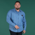 CHEMISE MANCHES LONGUES RUCKFIELD BLEU