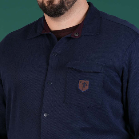 CHEMISE MANCHES LONGUES RUCKFIELD BLEU MARINE
