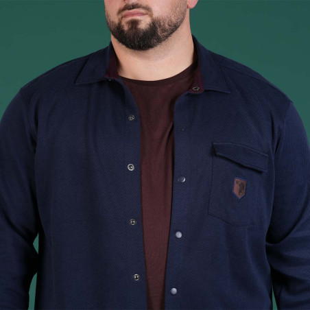 CHEMISE MANCHES LONGUES RUCKFIELD BLEU MARINE