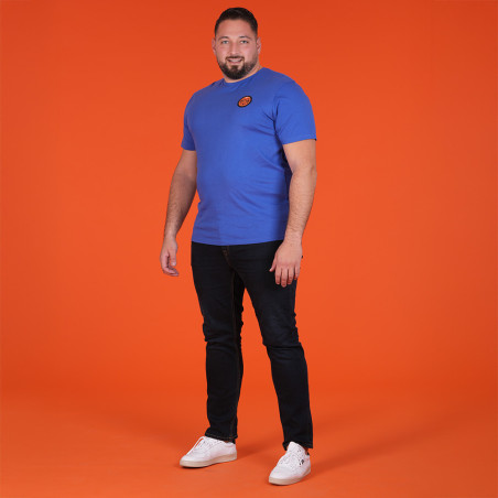 T-SHIRT MANCHES COURTES RUCKFIELD BLEU