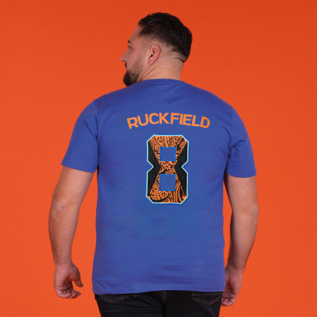T-SHIRT MANCHES COURTES RUCKFIELD BLEU