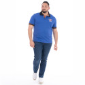 POLO MANCHES COURTES RUCKFIELD BLEU