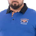 POLO MANCHES COURTES RUCKFIELD BLEU