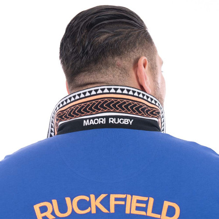 POLO MANCHES COURTES RUCKFIELD BLEU