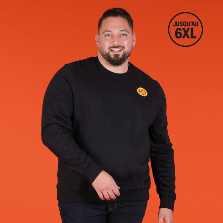 SWEAT COL ROND RUCKFIELD NOIR