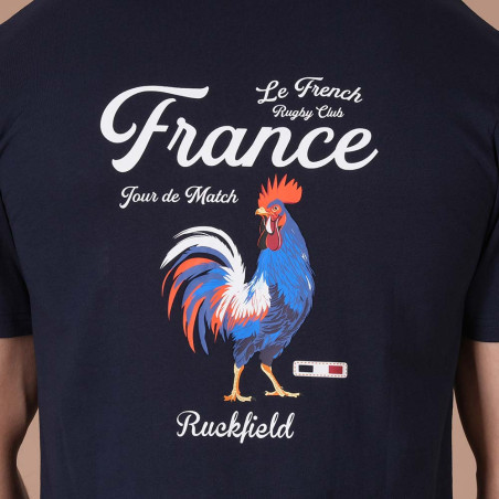T-SHIRT MANCHES COURTES RUCKFIELD BLEU MARINE