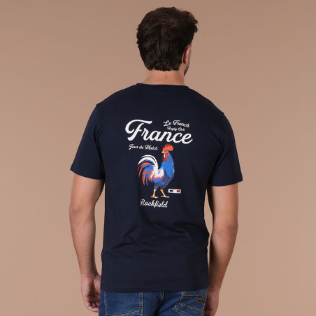 T-SHIRT MANCHES COURTES RUCKFIELD BLEU MARINE