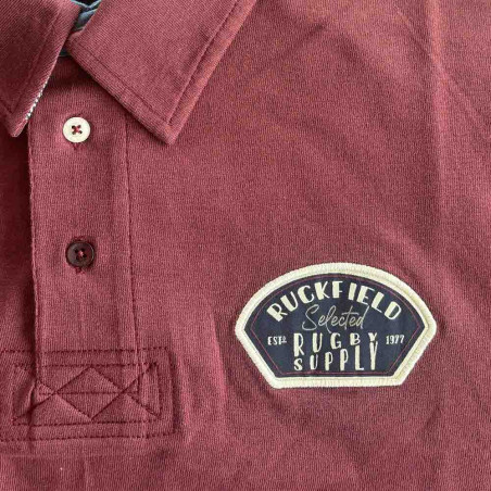 POLO MANCHES LONGUES RUCKFIELD BORDEAUX