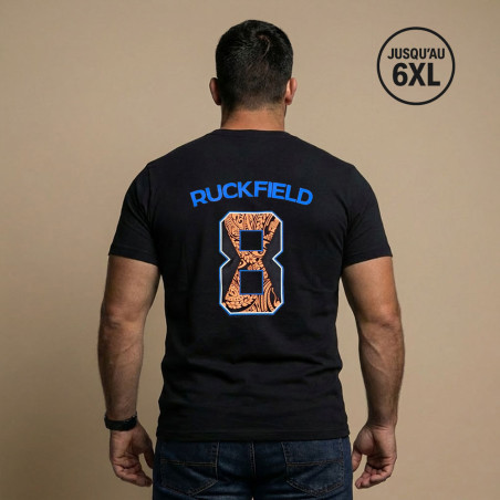 T-SHIRT MANCHES COURTES RUCKFIELD NOIR