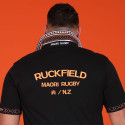 POLO MANCHES COURTES RUCKFIELD NOIR