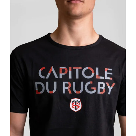 T-Shirt Capitole du Rugby Stade Toulousain Noir
