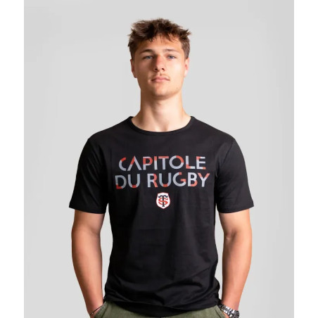T-Shirt Capitole du Rugby Stade Toulousain Noir