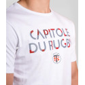 T-Shirt Capitole du Rugby Stade Toulousain Blanc