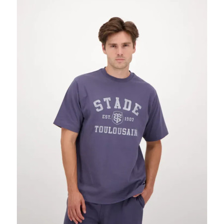 T-shirt Homme Oversize Violet Stade Toulousain