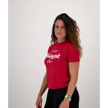 T-Shirt Femme Shield Stade Toulousain Rouge