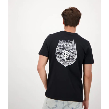 T-shirt Homme Town Stade Toulousain Noir