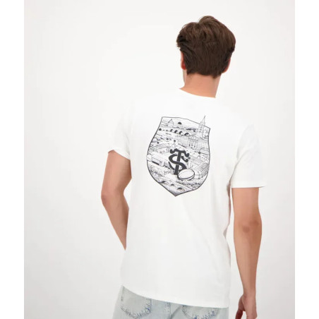T-shirt Homme Town Stade Toulousain Écru